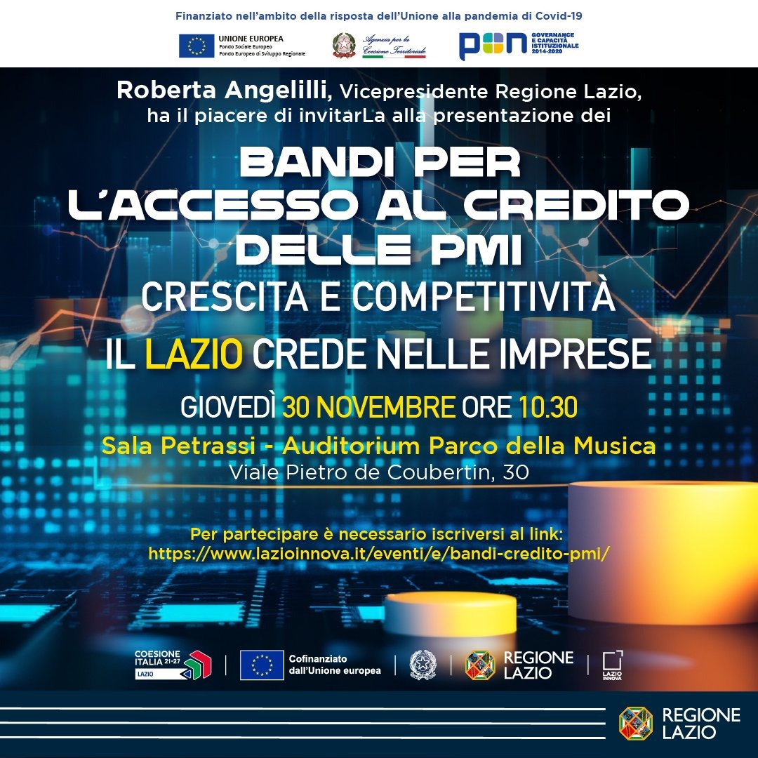 Bandi per l’accesso al credito delle PMI